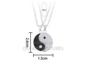 Yin Yang Couple Necklace