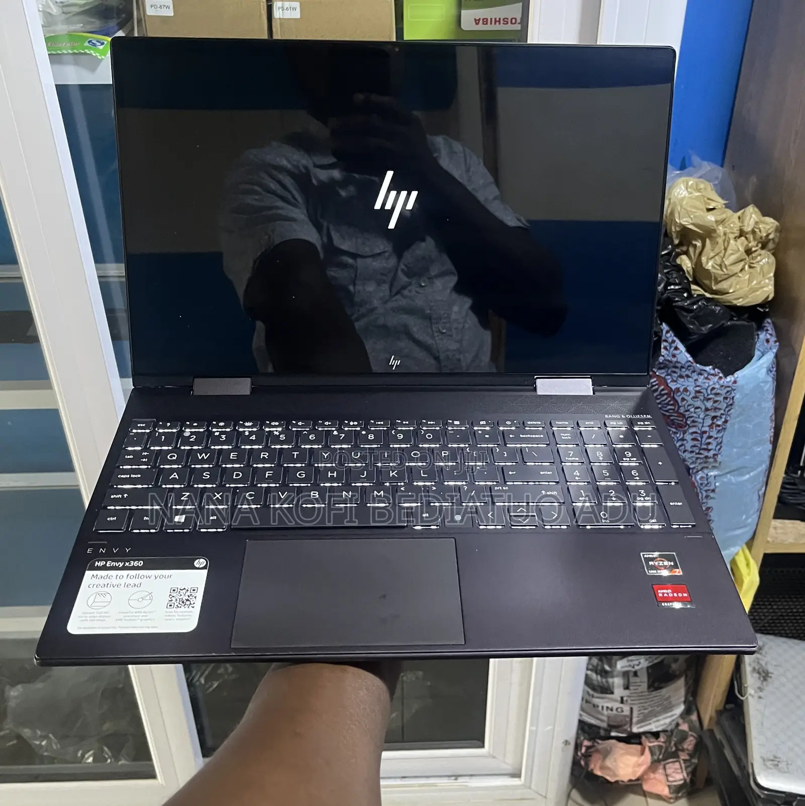 Laptop HP Envy 15-ep0xxx 8GB AMD Ryzen 7 SSD 512GB