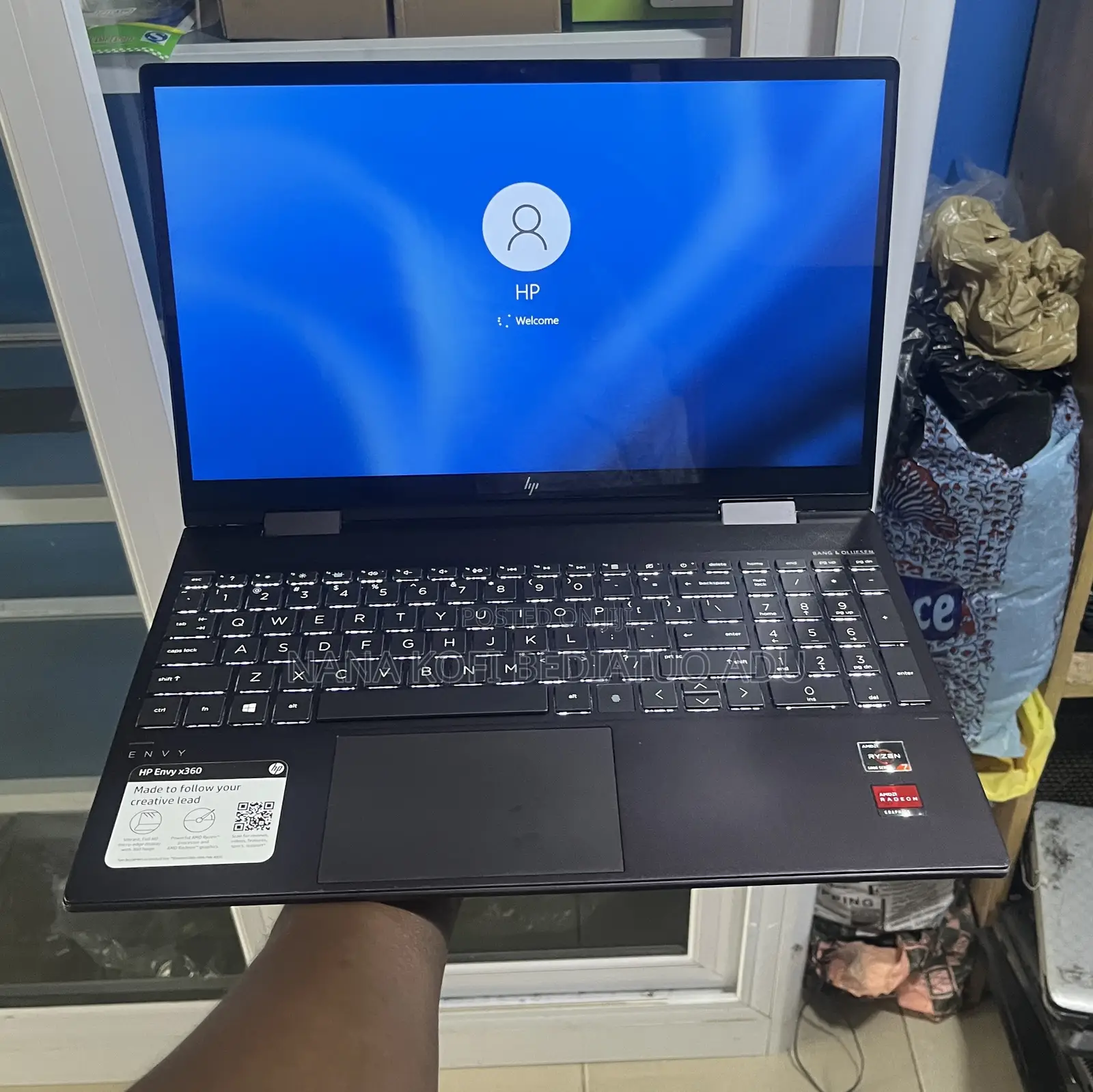Laptop HP Envy 15-ep0xxx 8GB AMD Ryzen 7 SSD 512GB