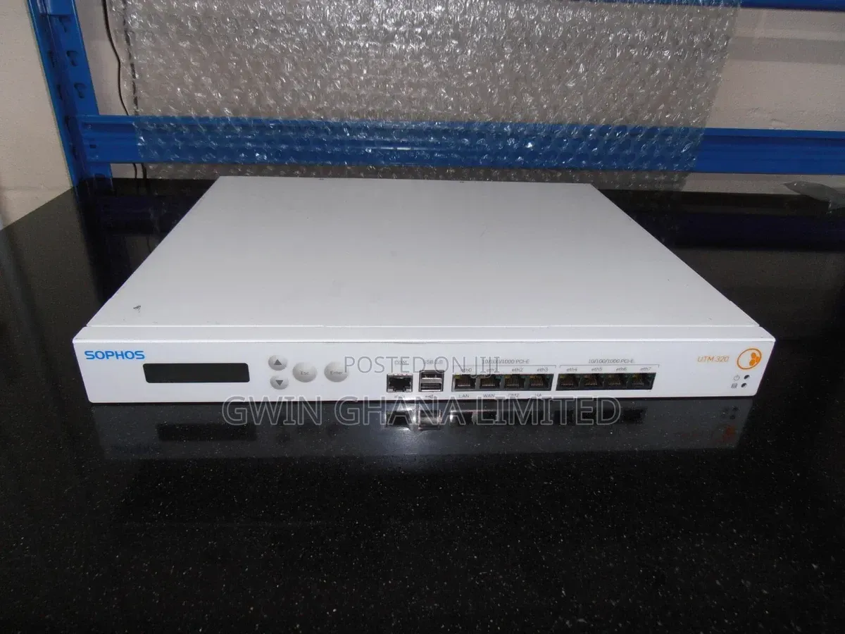 Sophos Utm 320 8-Port Gigabit Ethernet Firewall Security Appliance
