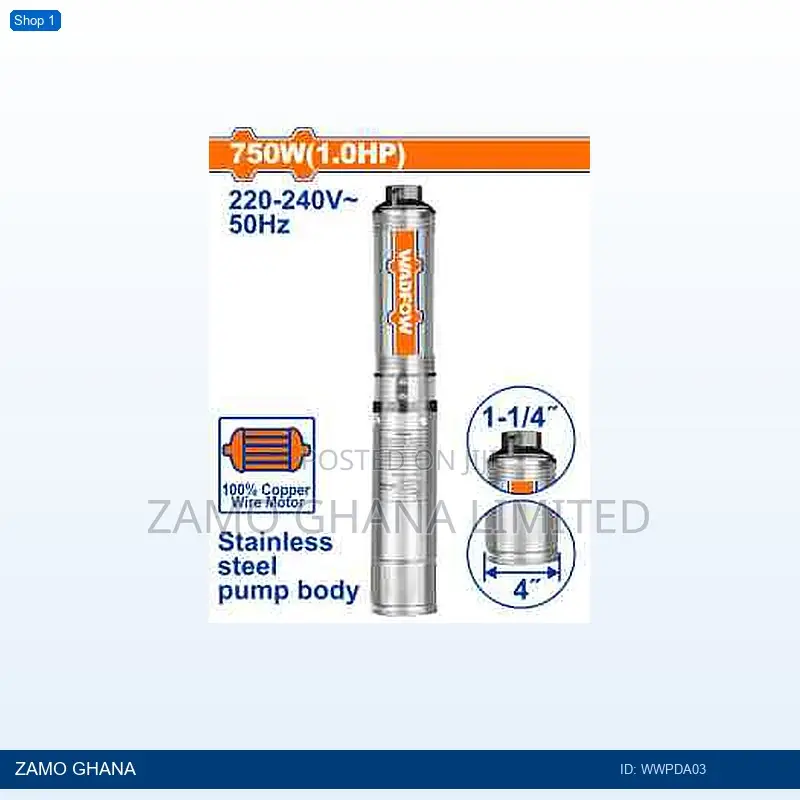 4" Deep Well - Wwpda03
