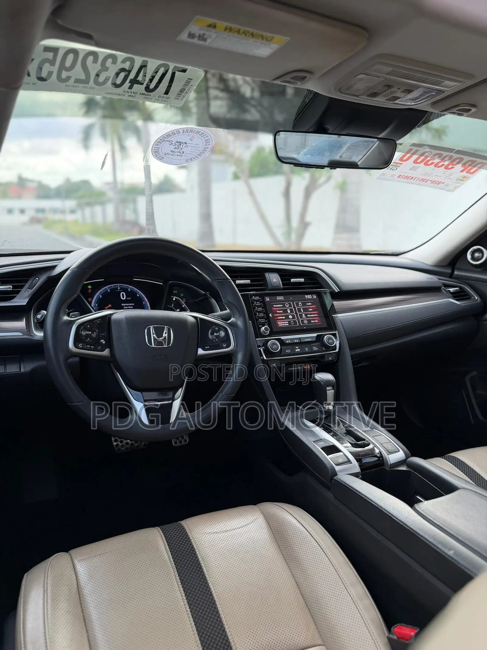 Honda Civic Touring Sedan 2020 White
