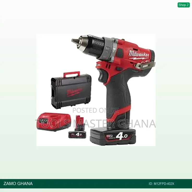 12v Sub Compact Percussion Drill With Removable Chuck 49 - M12fpd-402x