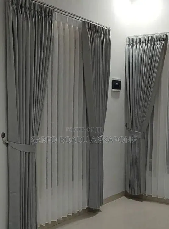 Gray Pinch Curtains Designs