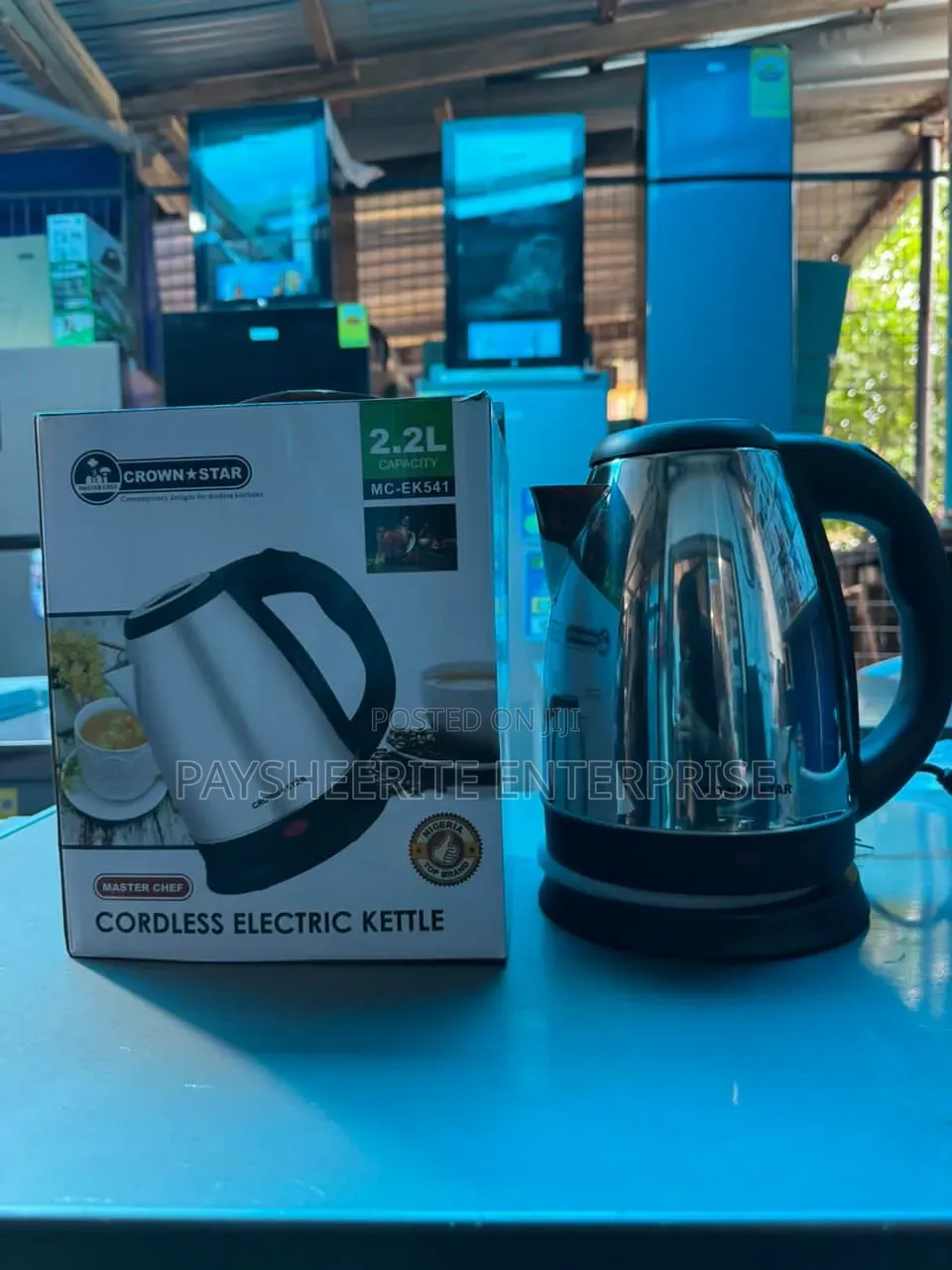 Crown Star Cordless Electric Kettle 2.2l