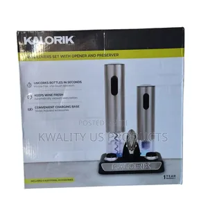 Kalorik Wine Lovers Set With Opener and Preserver