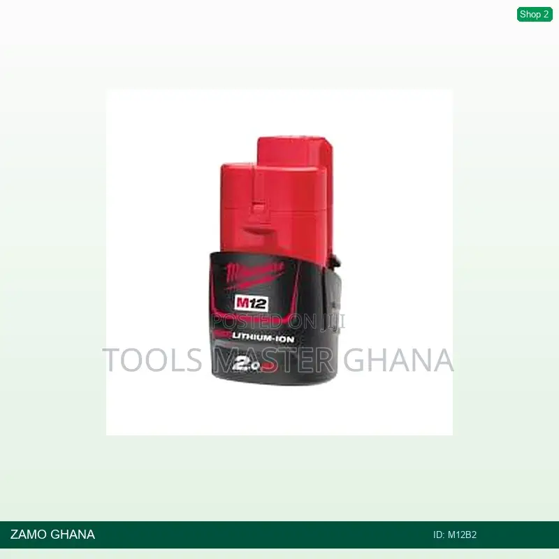 Battery 12v 2a Lithium-Ion - M12b2