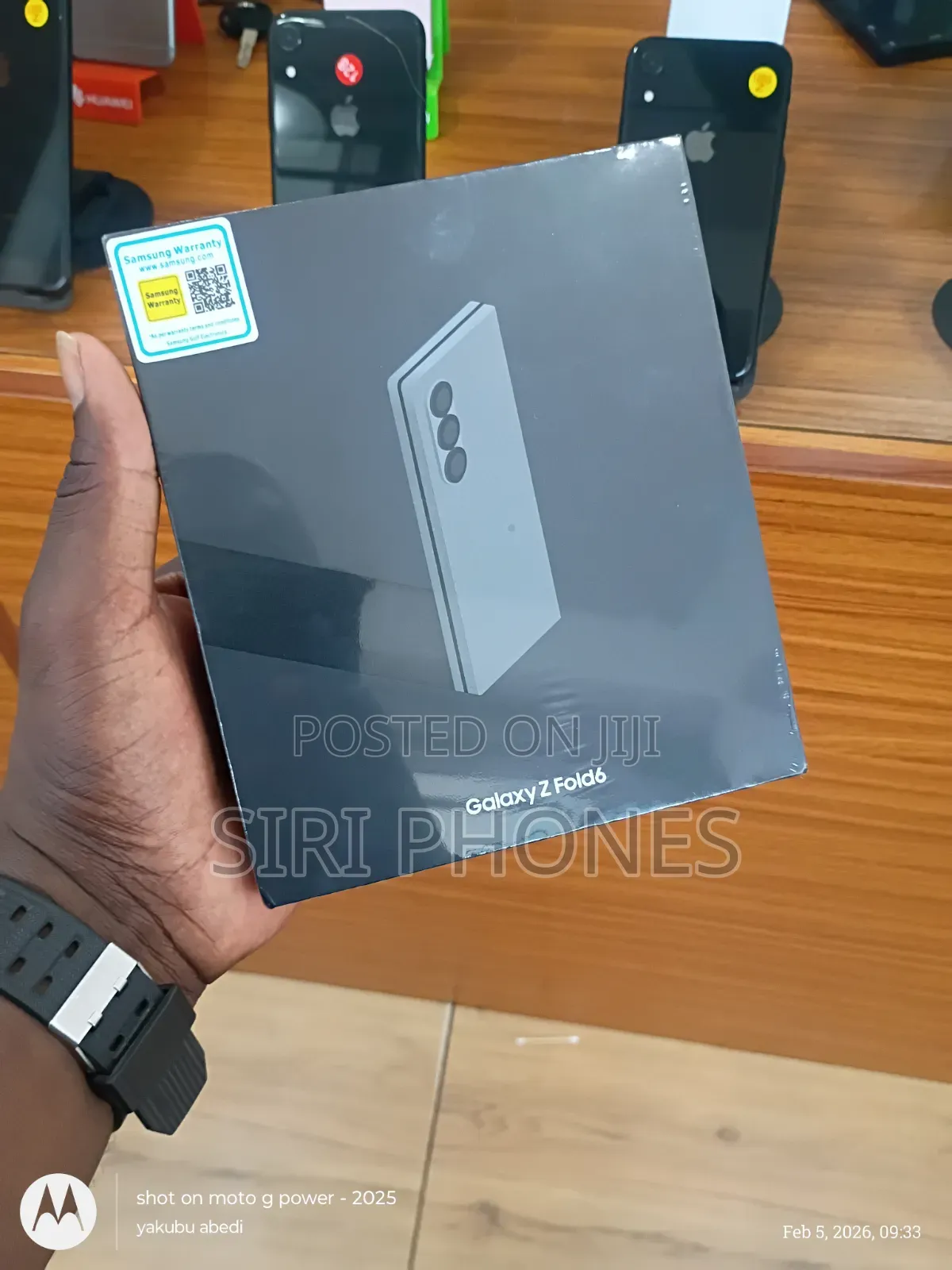 New Samsung Galaxy Z Fold6 256 GB Gray