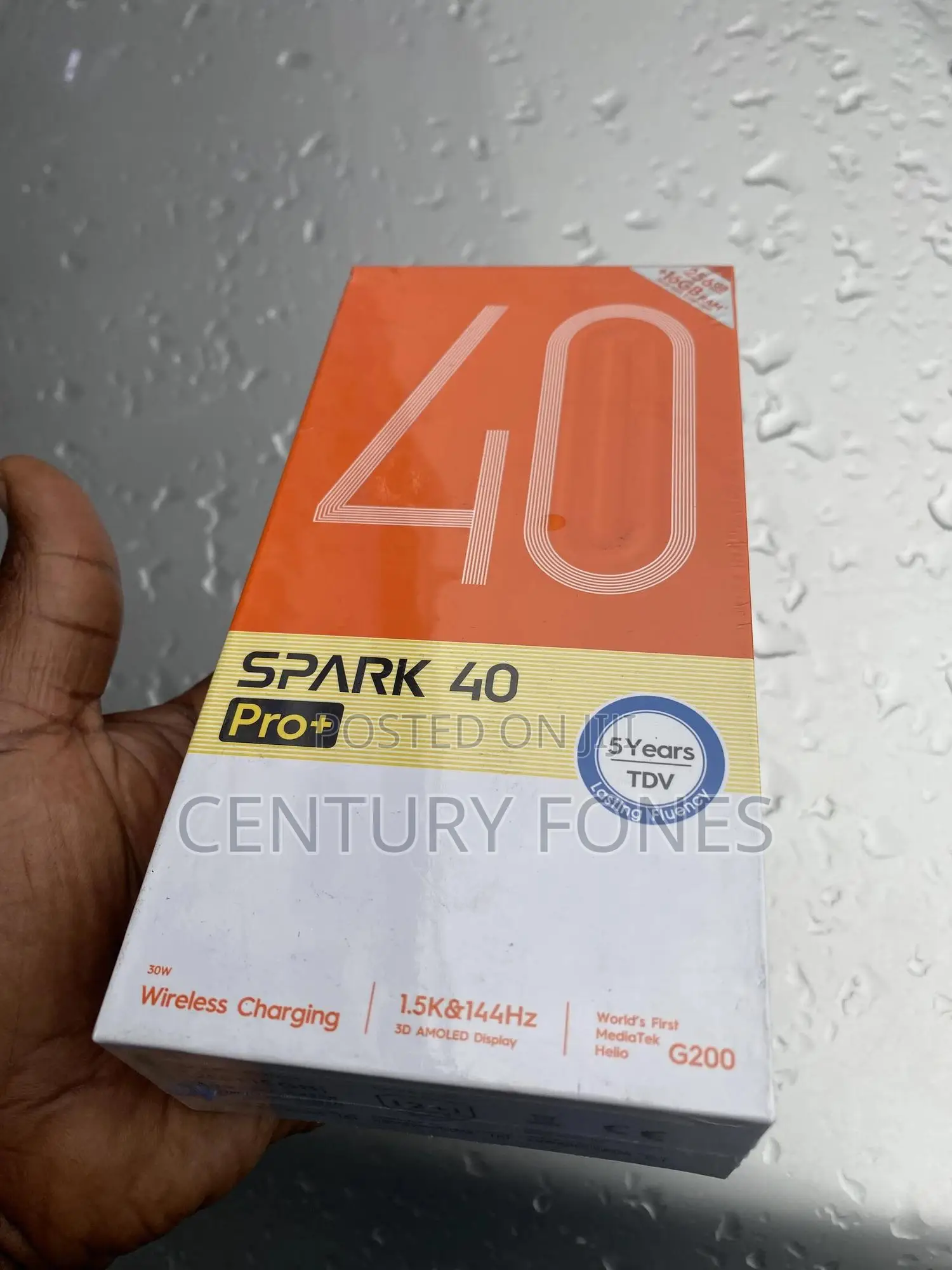 New Tecno Spark 40 Pro+ 256 GB Black
