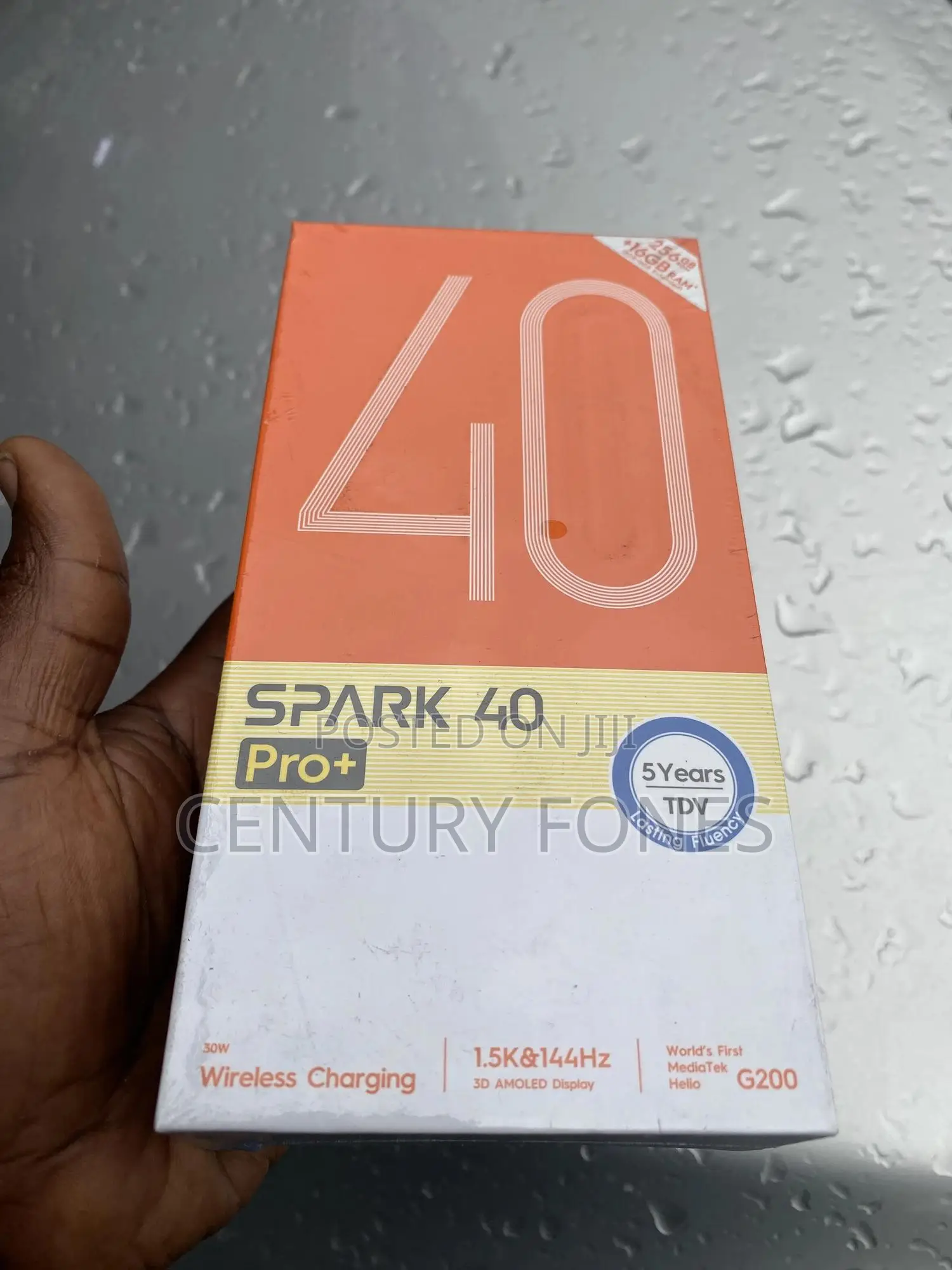 New Tecno Spark 40 Pro+ 256 GB Black