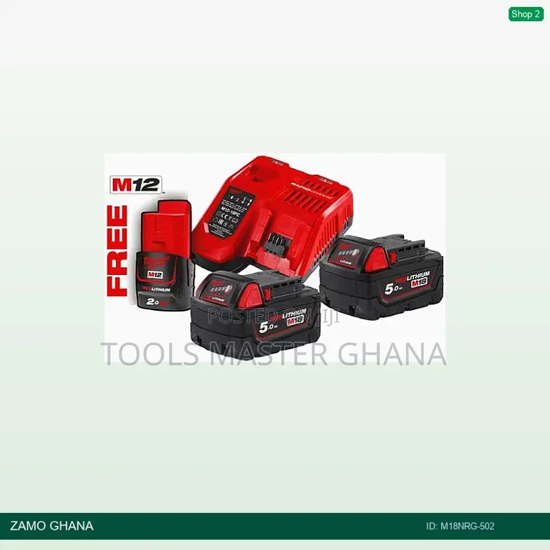 NRG Pack M18b5(2) M12b2(1) M12-18fc(1) - M18nrg-502