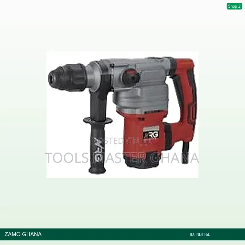 Rotary Hammer Drill 1050w 10j 5kg SDS-Max 40mm 3-Mode 470rpm - NBH-5e