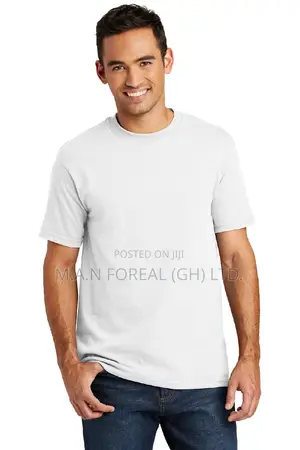 American White Cotton Tshirt