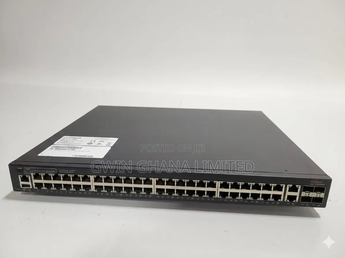 Ruckus Icx7150 48p , 48x Gigabit Poe+/4xsfp/Managed Layer 3 Switch.