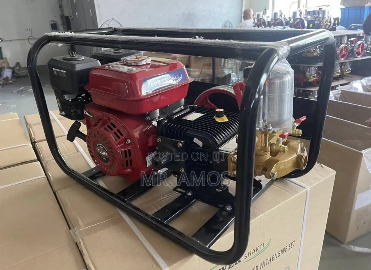 Power Shakti 7.5hp High-pressure Power Sprayer Set