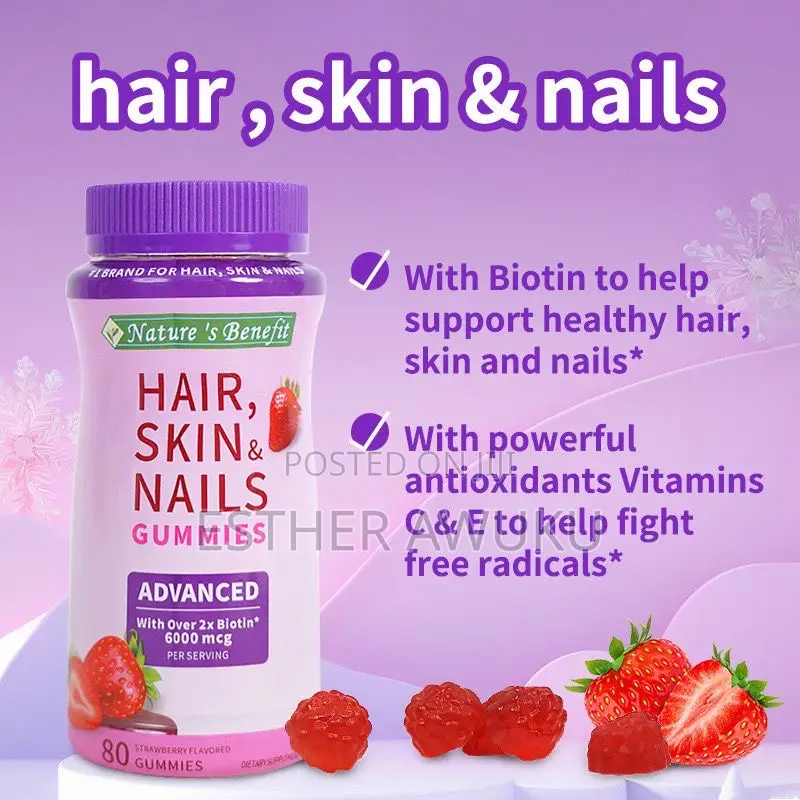 Gummies Hair, Skin Nails