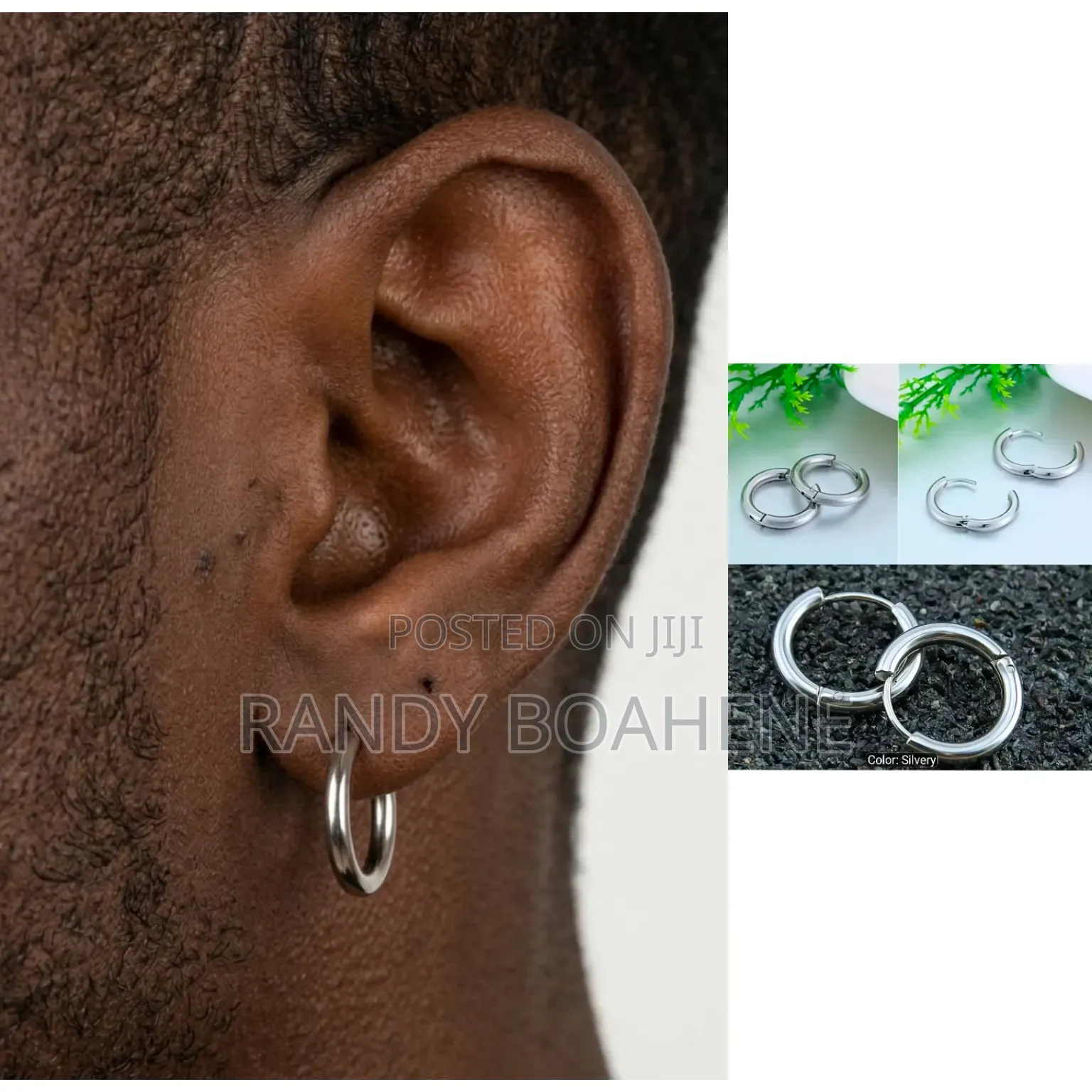 Men Legacy Hoop Earring