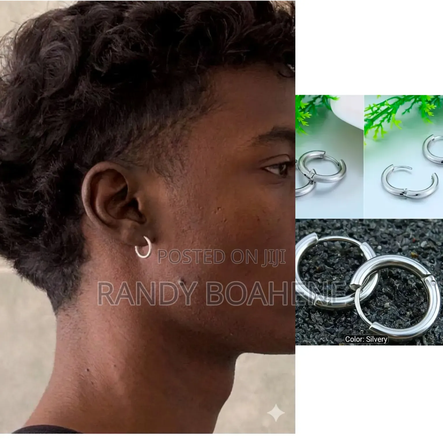 Men Legacy Hoop Earring