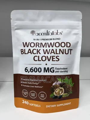 Acentiallabs Wormwood Blackwalnut Cloves