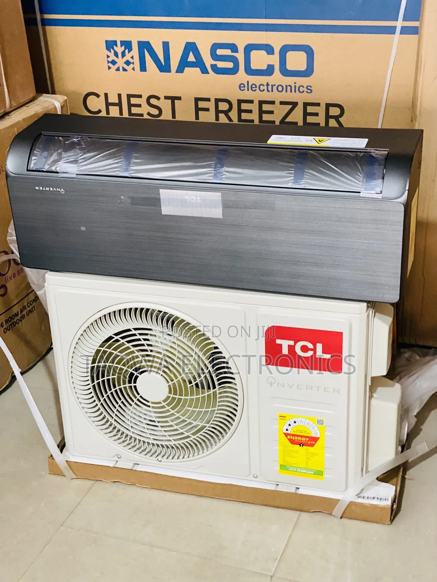 TCL 1.5hp Split-Type Inverter Black Air Conditioner