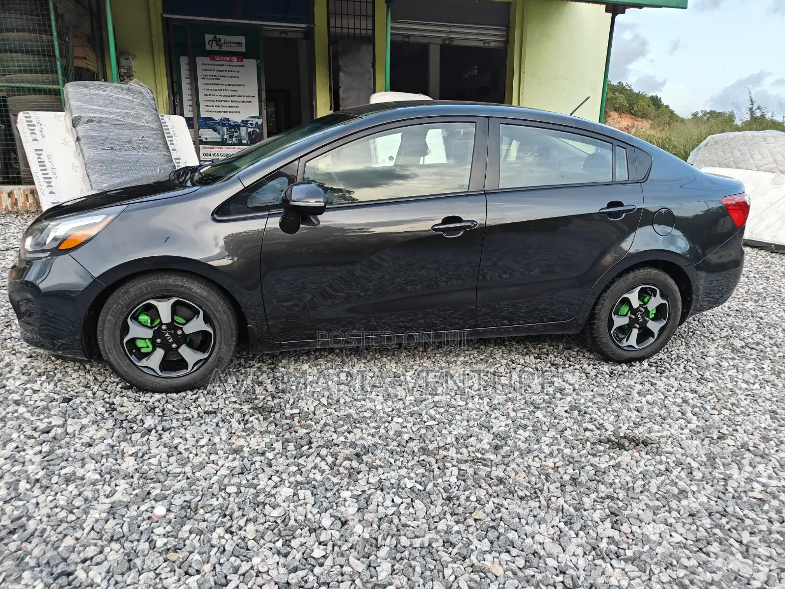 Kia Rio SX 4dr Sedan (1.6L 4cyl 6A) 2015 Green