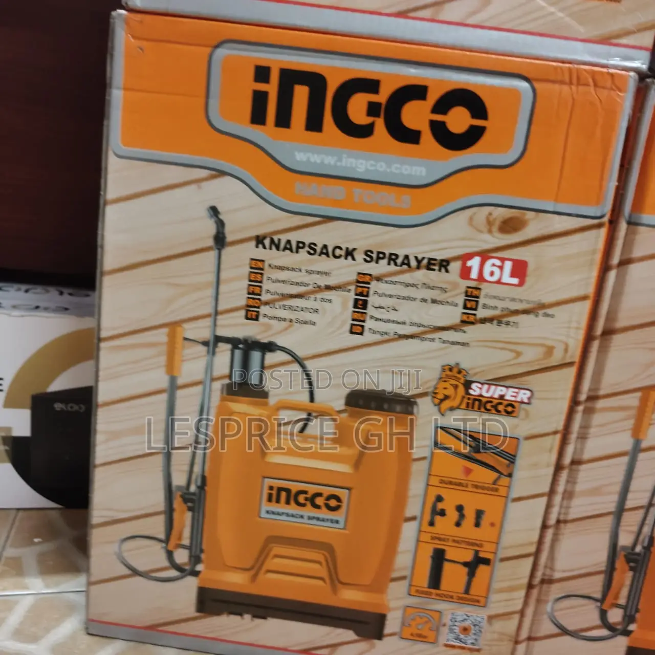 Promo!! Promo!! On Our Genuine 16l Knapsack Sprayer From Ingco