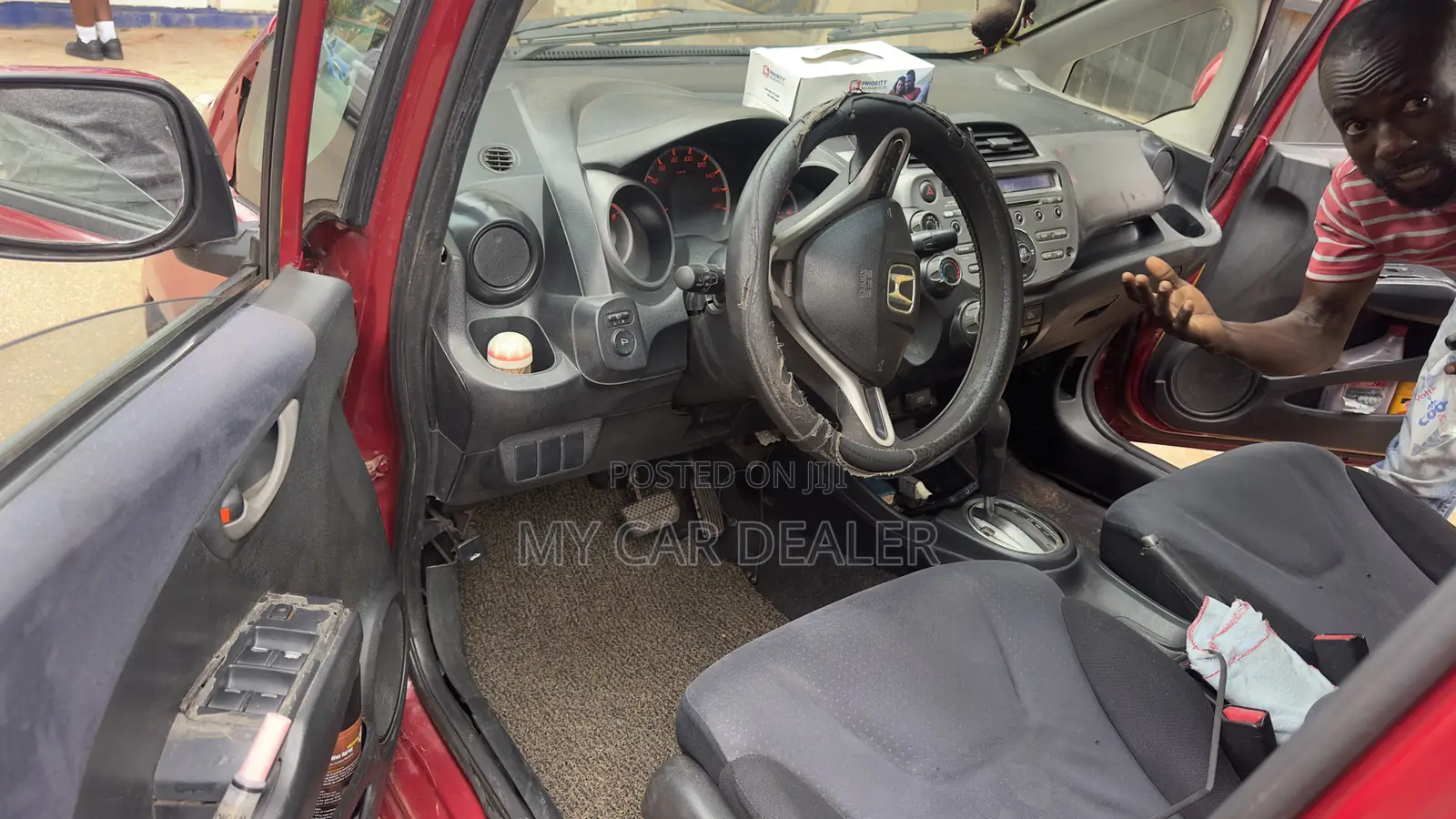 Honda Fit Automatic 2010 Red
