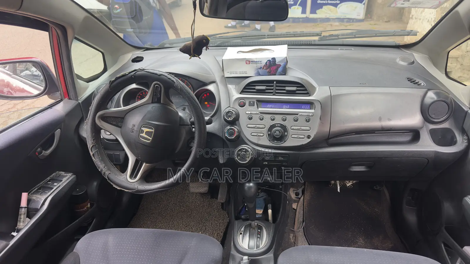 Honda Fit Automatic 2010 Red
