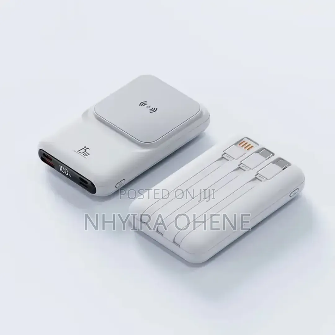 Portable Power Bank With Wireless Charging