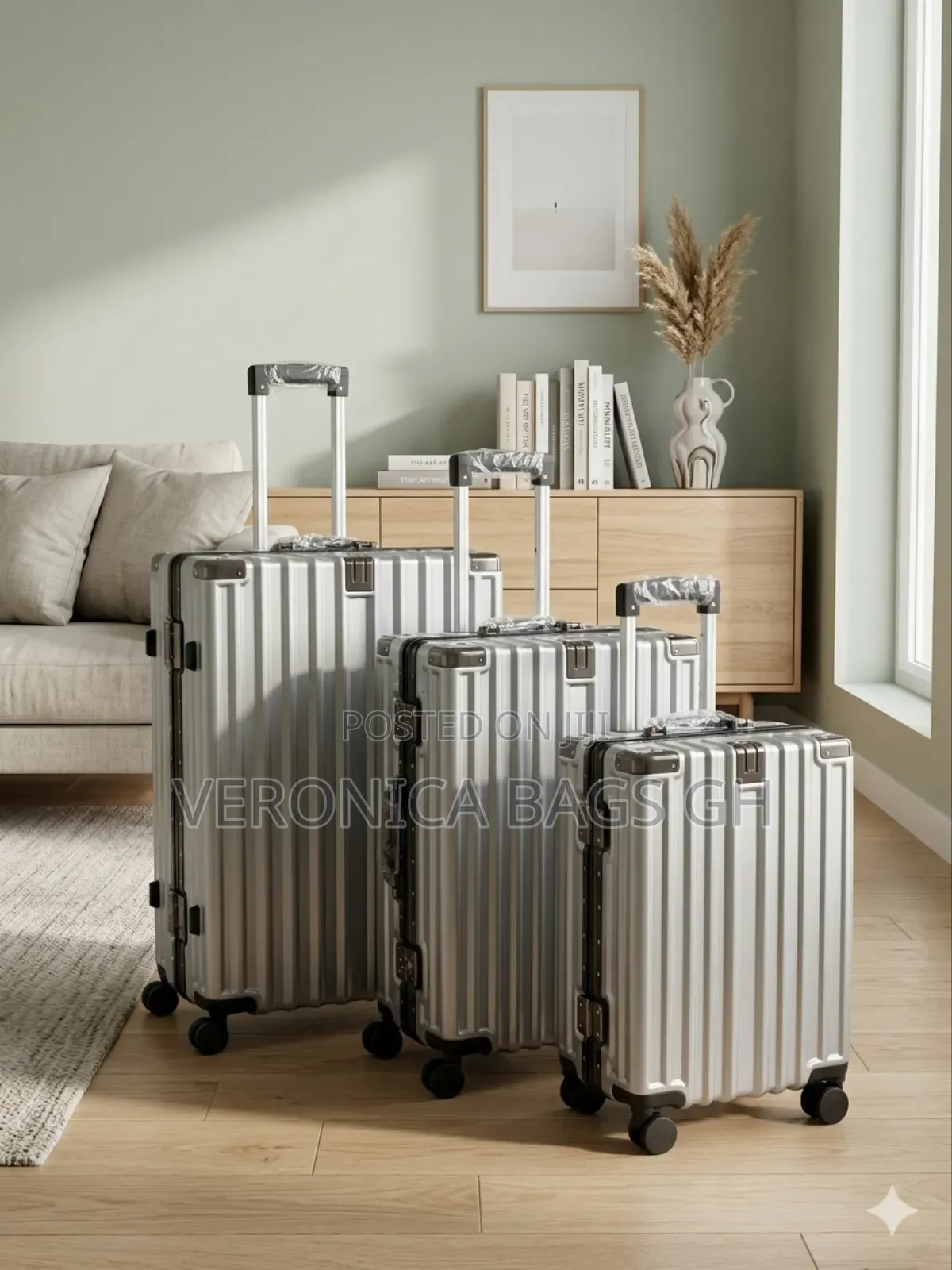 Zipless Trolley Travelling Three in One Luxurious Luggage