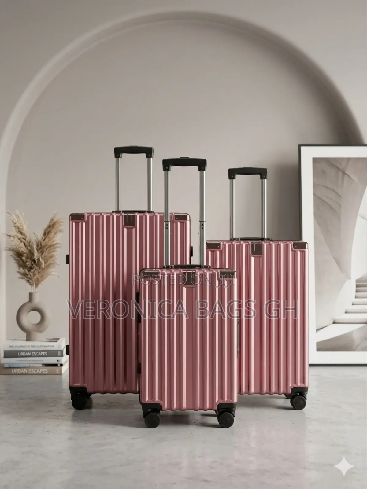 Zipless Trolley Travelling Three in One Luxurious Luggage