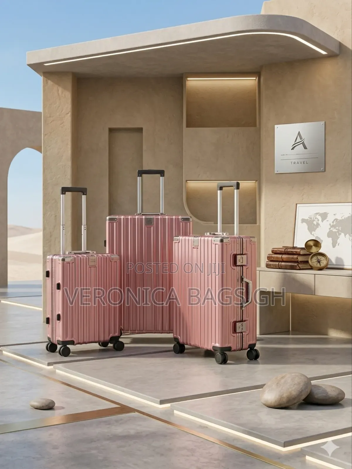 Zipless Trolley Travelling Three in One Luxurious Luggage
