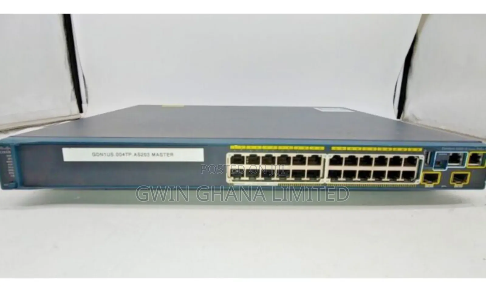 Cisco Ws-C2960s-24pd-L 24-Port Gigabit Poe+ Manged Switch.