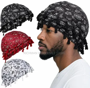 Fashionable Printed Pre-tied Turban Cap For Men Women – Soft Breatha
