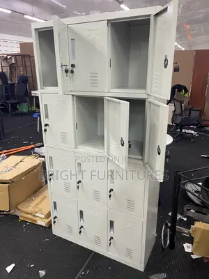 Office Cabinets/12 Metallic Lockers