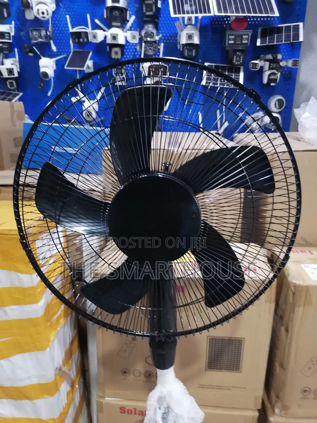 Solar Powered Stand Fan