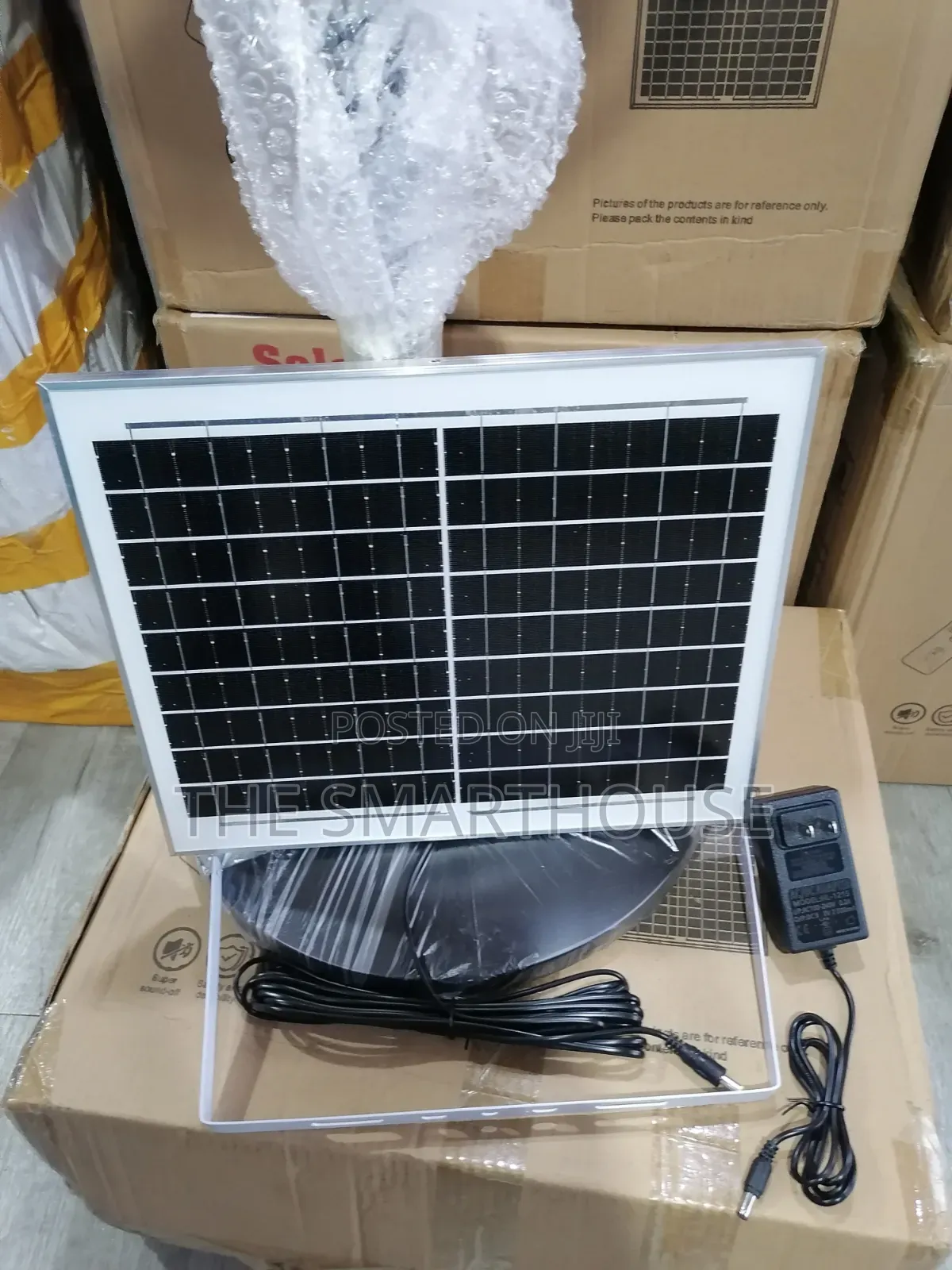 Solar Powered Stand Fan