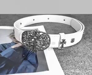 Chrome Hearts Belt Sacred White