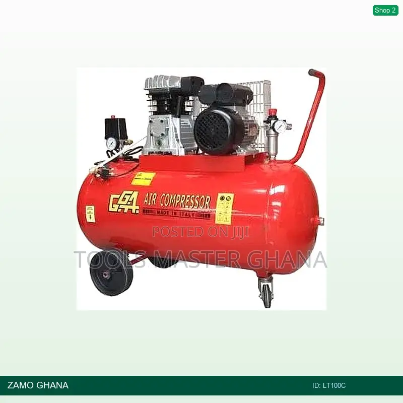 Gga Air Compressor 100l Gg470 230v 2hp 254l/Min 8bar - Lt100c
