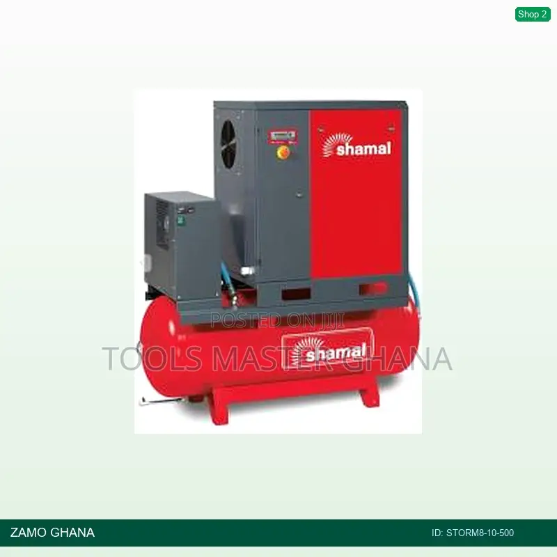 Shamal 500l 10hp Screw Compressor Es - Storm8-10-500