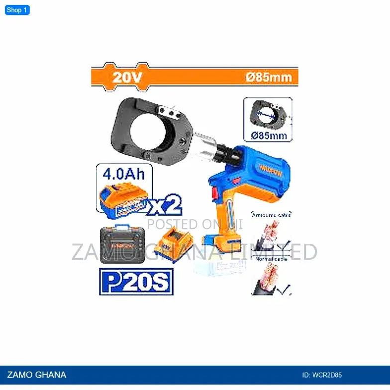 Cordless Hydraulic Cable Cutter - Wcr2d85