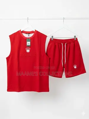 Men’S Armless / Sleeveless Tank Top And Down Shorts ( Size Xl- 3xl)