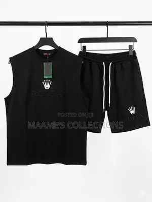 Men’S Armless / Sleeveless Tank Top And Down Shorts ( Size Xl- 3xl)