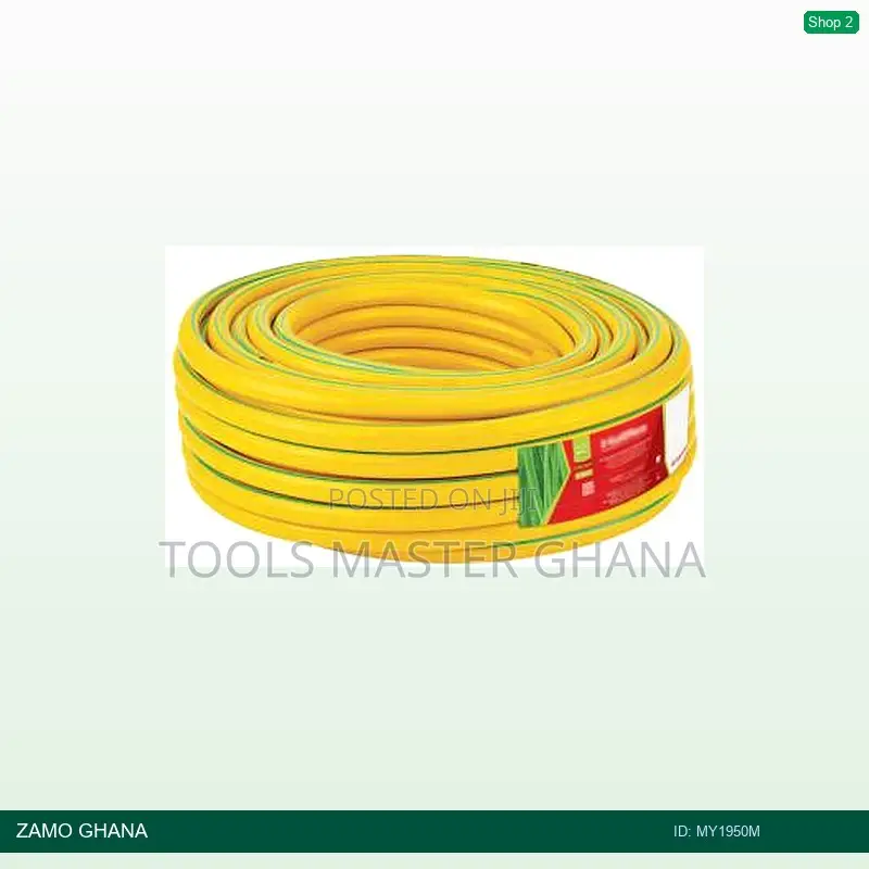 Berry 3/4 Inch X 50m Yellow Garden Hose Braided Greenline - My1950m