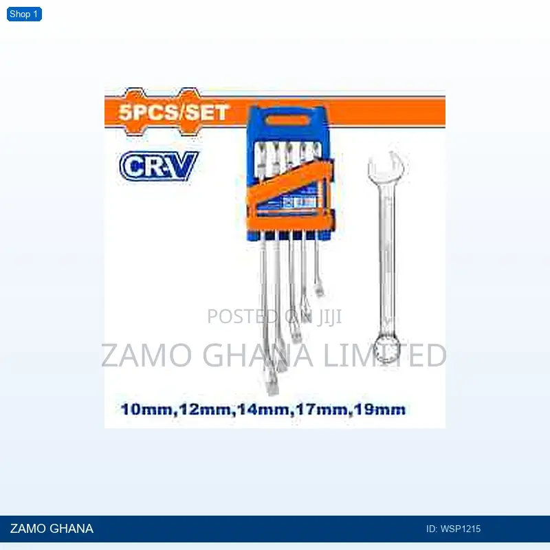 5 PCS Combination Spanner Set - Wsp1215