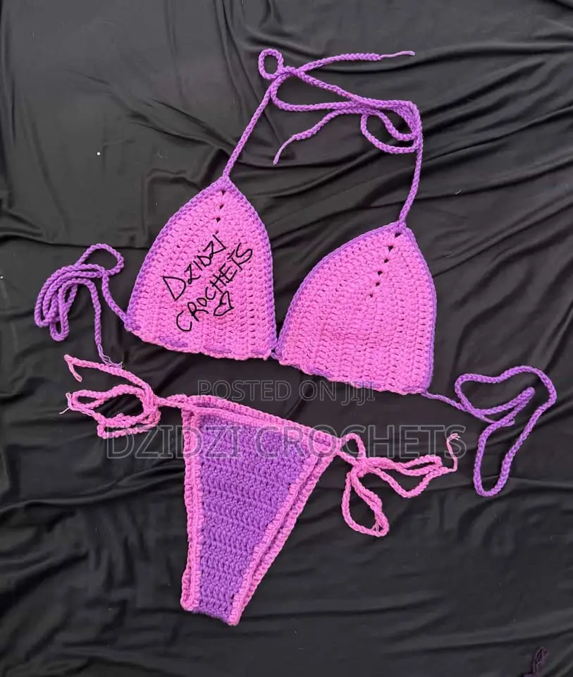 Handmade Crochet Bikini ( Size Large) Readily Available
