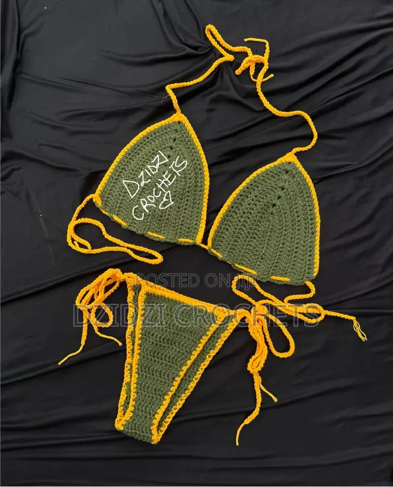 Handmade Crochet Bikini ( Size Large) Readily Available