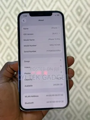 New Apple iPhone 12 Pro 256 GB White