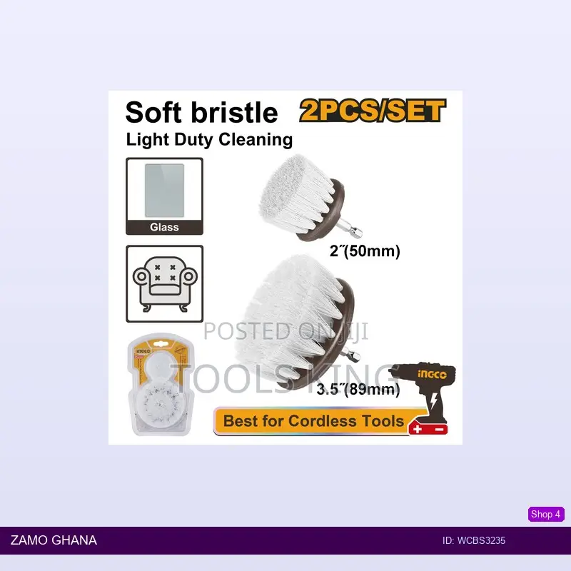 2 PCS Soft Bristle Brush - Wcbs3235