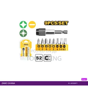 9 PCS Screwdriver Bits - Aksd0071